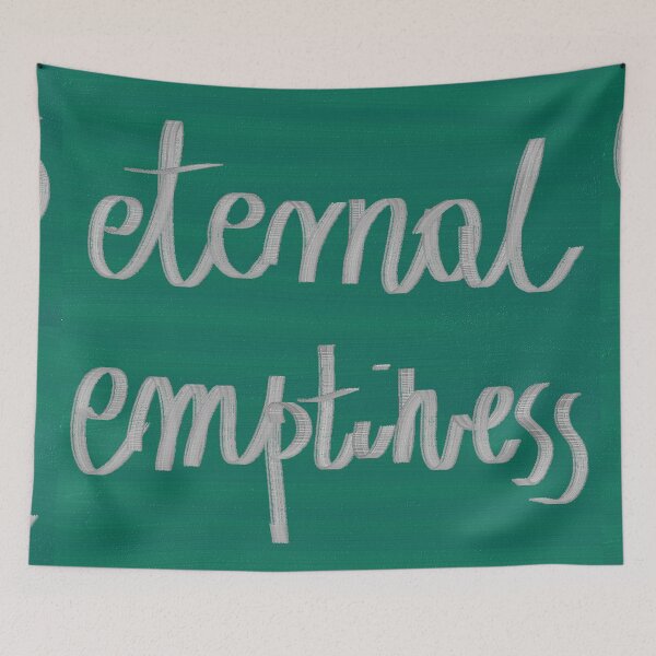 Item preview, ETERNAL EMPTINESS word art print designed and sold by nataliavandalia.