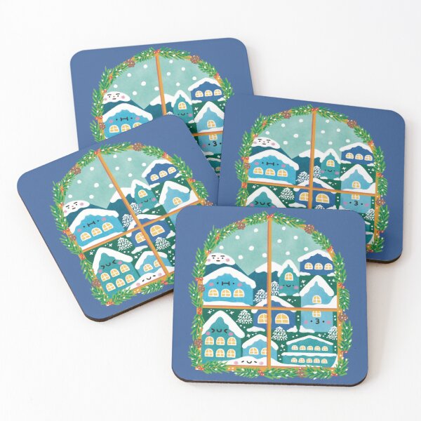Item preview, Winter Village Window designed and sold by Figberrytea.