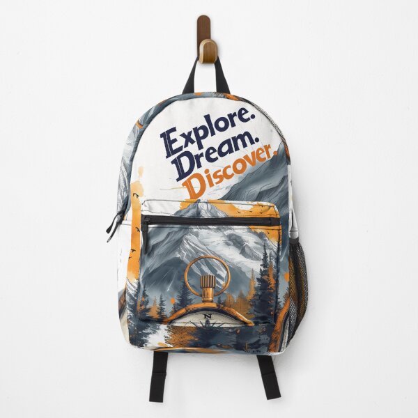 Item preview, Senderismo y aire libre - Explore Dream Discover Pegatina designed and sold by Mephisto696.