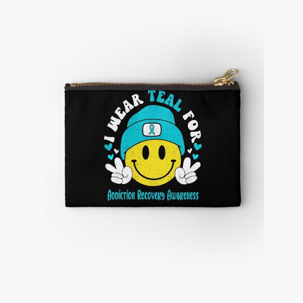 Item preview, I Wear Teal For Addiction Recovery Awareness, Addiction Recovery Awareness Month designed and sold by KatMercerr.