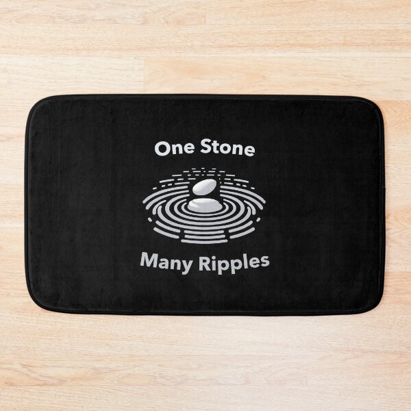 Item preview, One Stone Many Ripples, Stone Skipping, Stone Skimming designed and sold by These_Prints.