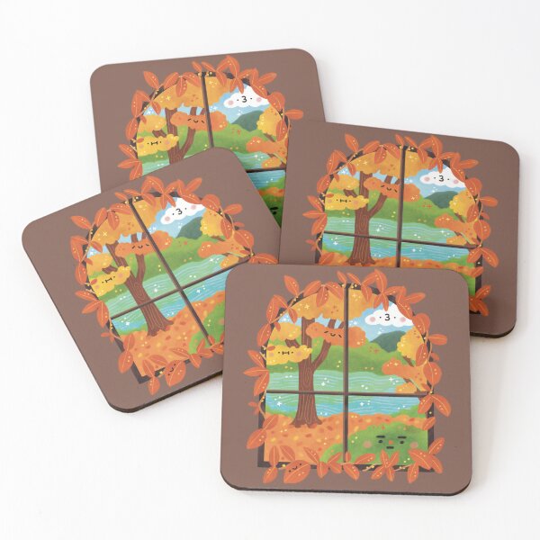 Item preview, Autumn Leaves Window designed and sold by Figberrytea.