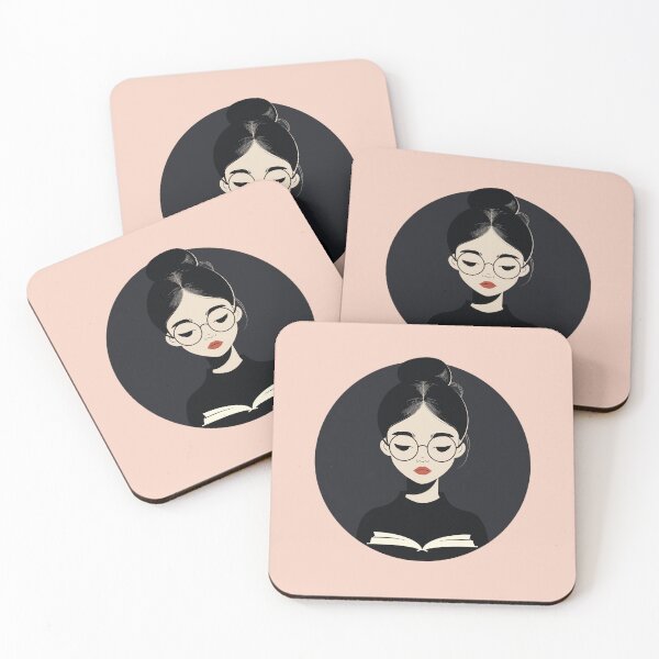 Item preview, Girl reading designed and sold by RetroPrints.