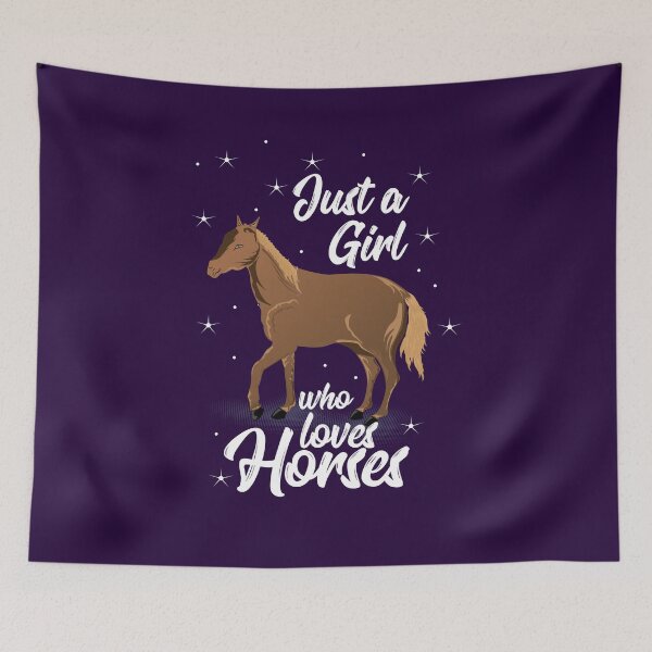 Item preview, Just A Girl Who Loves Horses designed and sold by Delightfully Cynical.
