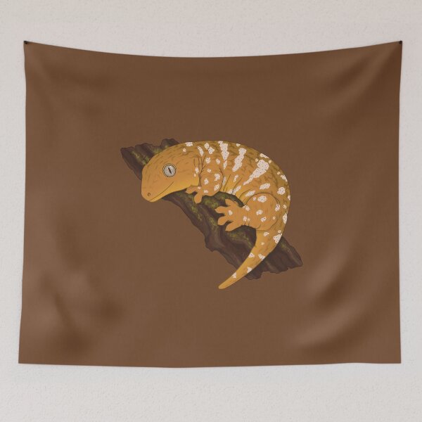 Item preview, New Caledonian Giant Gecko or Leachianus Gecko (Leachie) Dark BG designed and sold by anacecilia.