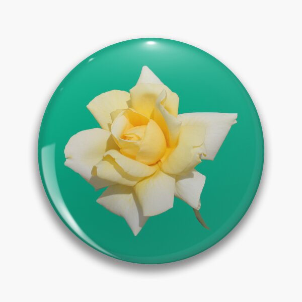 Item preview, A Pretty Yellow Rose on Blue Green designed and sold by STHogan2.
