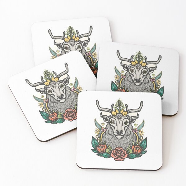 Item preview, Whimsical Wildlife"  whimsical animals in playful and unexpected scenarios.. sticker, designed and sold by ArtshirtGroup.