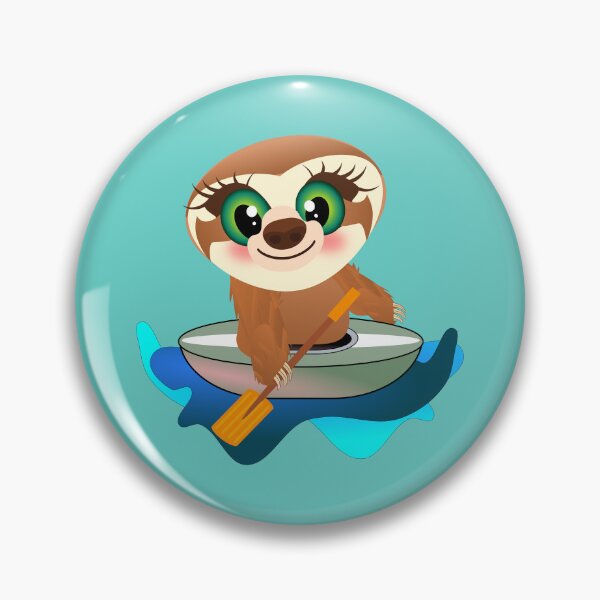 Item preview, Sloth canoe kayak designed and sold by minimalartstory.