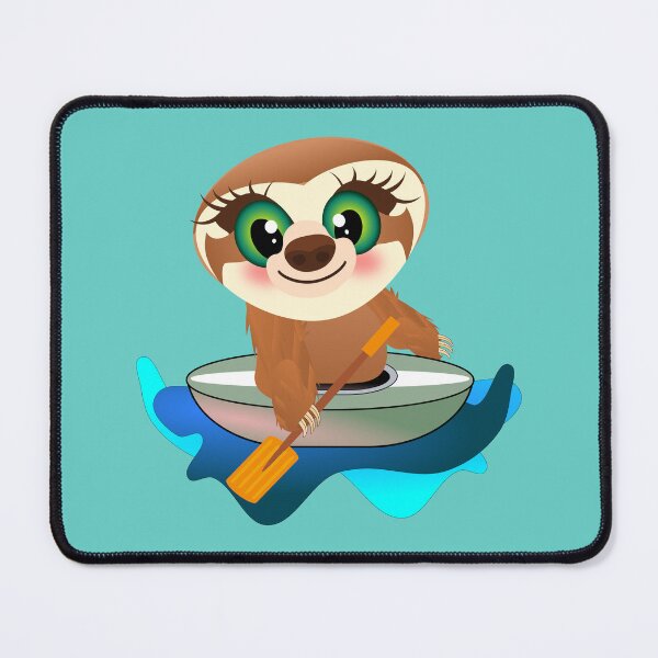 Item preview, Sloth canoe kayak designed and sold by minimalartstory.