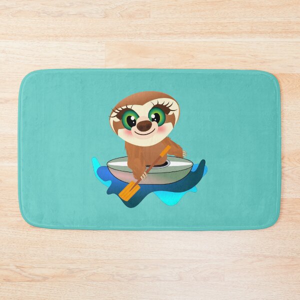 Item preview, Sloth canoe kayak designed and sold by minimalartstory.