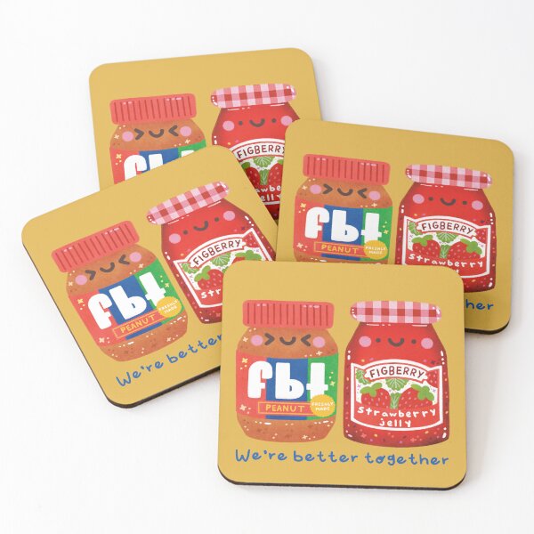 Item preview, Peanut Butter and Jelly designed and sold by Figberrytea.