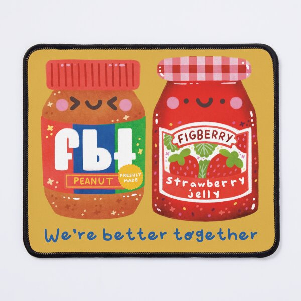 Item preview, Peanut Butter and Jelly designed and sold by Figberrytea.