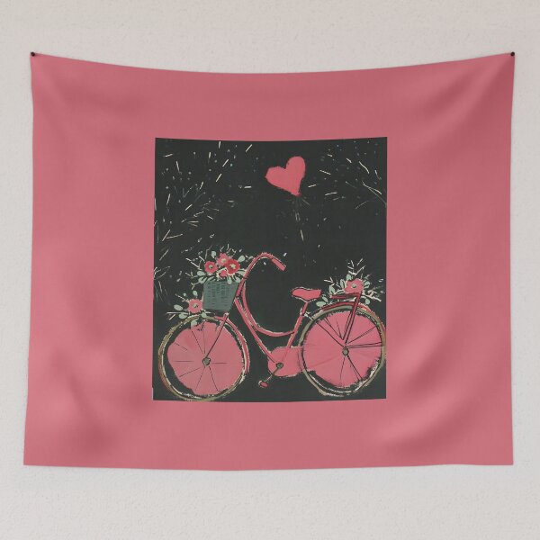 Item preview, Parisian Love Affair in Full Bloom- Fauvist Symphony on Two Wheels, A Vivid Journey through the Streets of Romance designed and sold by OlfactoART Studio.
