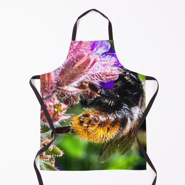 Item preview, Bumblebee suckling wild purple flower designed and sold by Michael Brewer.