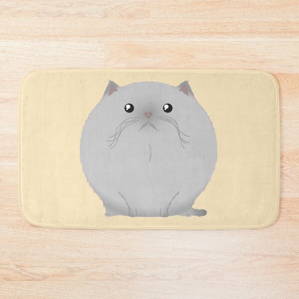 Item preview, Sfurical round colorpoint siamese burmese grey cat designed and sold by meldra.
