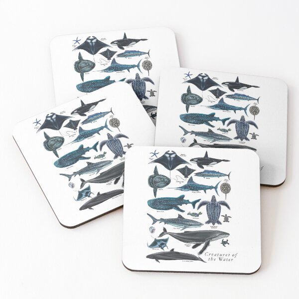 Item preview, Aquatic creatures Deep Sea Creatures OF WATER designed and sold by AzalaiBubbles.