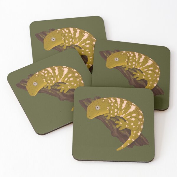 Item preview, New Caledonian Giant Gecko or Leachianus Gecko (Leachie) Dark BG designed and sold by anacecilia.
