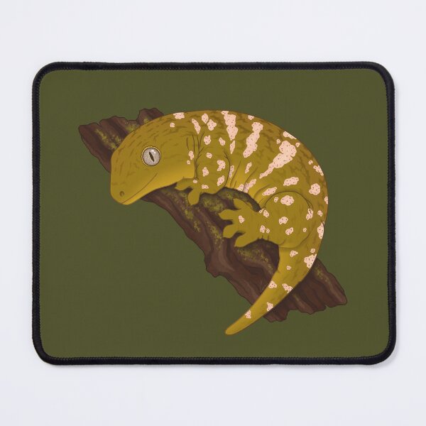 Item preview, New Caledonian Giant Gecko or Leachianus Gecko (Leachie) Dark BG designed and sold by anacecilia.