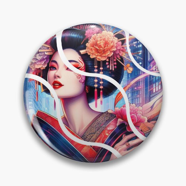 Item preview, Geisha  Brainstorming, abstract art piece,  designed and sold by Coolparrotgirl.