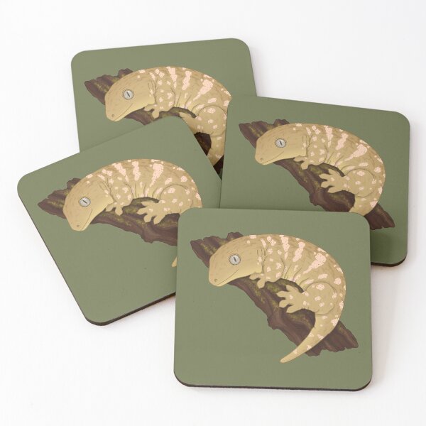 Item preview, New Caledonian Giant Gecko or Leachianus Gecko (Leachie) Dark BG designed and sold by anacecilia.