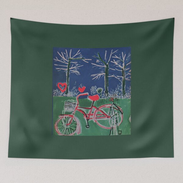 Item preview, Whirlwind of Romance- Pedaling Through Parisian Streets with Fauvist Splendor and Vivid Love designed and sold by OlfactoART Studio.