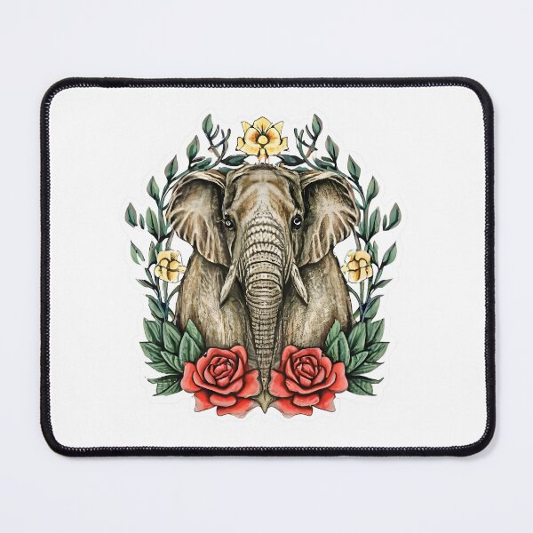 Item preview, elephant, Whimsical Wildlife"  whimsical animals in playful and unexpected scenarios.. sticker, designed and sold by ArtshirtGroup.