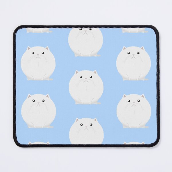 Item preview, Sfurical round white snowball cloud cat designed and sold by meldra.