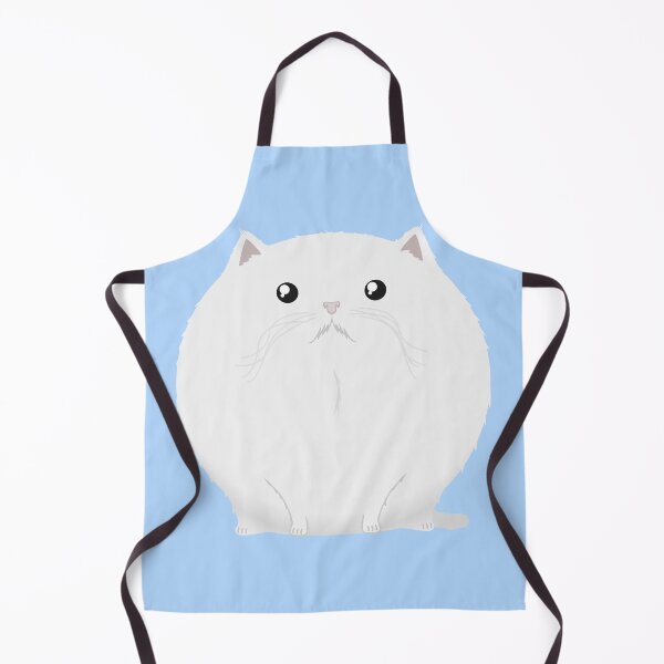 Item preview, Sfurical round white snowball cloud cat designed and sold by meldra.