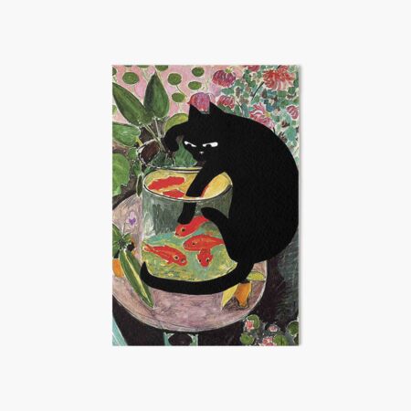 Item preview, cat with fishes designed and sold by nokoryna.