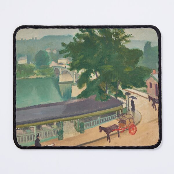 Item preview, Albert Marquet | The Chennevières bridge, gray weather art by Albert Marquet designed and sold by TeeARTHY.
