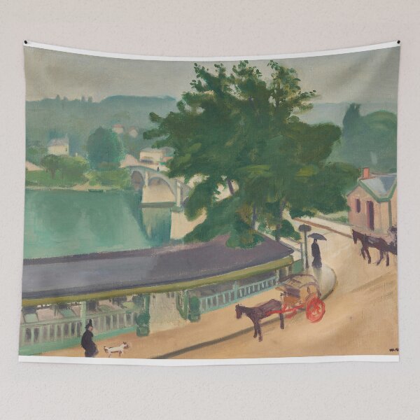Item preview, Albert Marquet | The Chennevières bridge, gray weather art by Albert Marquet   designed and sold by TeeARTHY.