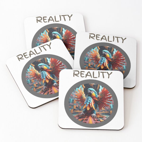 Item preview,  Reality parrot dark abstract artpiece, reality designed and sold by Coolparrotgirl.