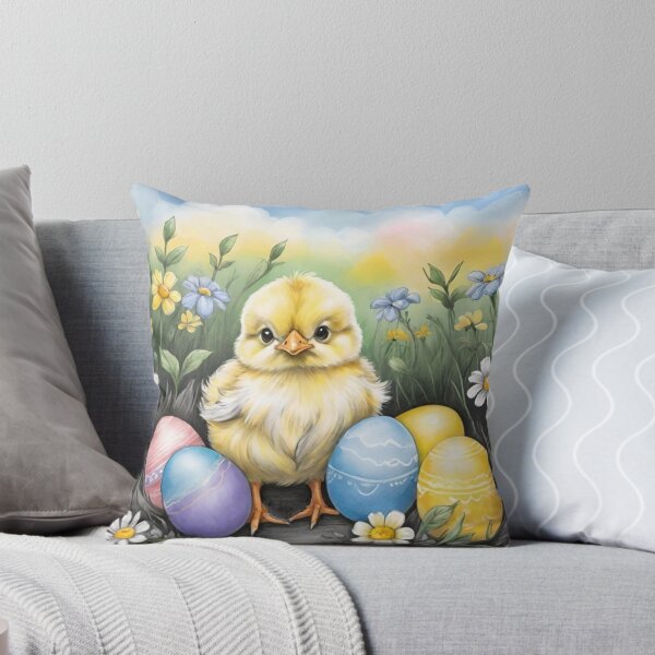 Artikel-Vorschau von Bunte festliche Ostereier Osterhase Frühlingsblumen Version 222, designt und verkauft von DreamingAwake1.