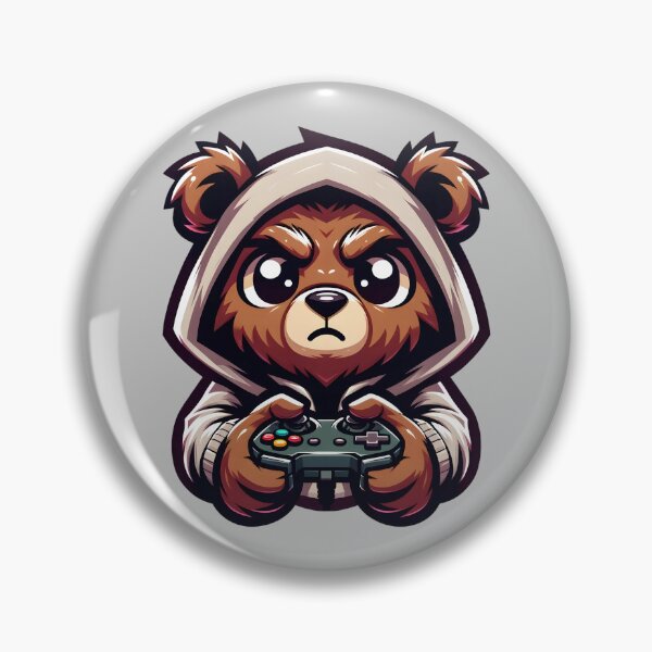 Item preview, Focused Gamer Bear: Joystick Master designed and sold by Kwanbaba21.