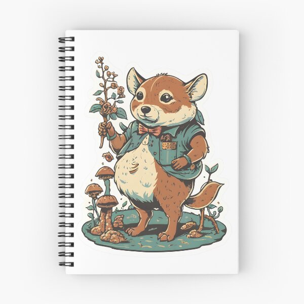 Item preview, whimsical and anthropomorphic animals engaging in human-like activities. sticker designed and sold by ArtshirtGroup.