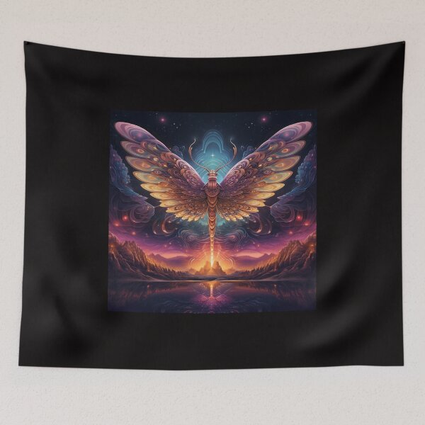 Item preview, DMT Art ... The Mother Of Moths designed and sold by TheGlassPortal.