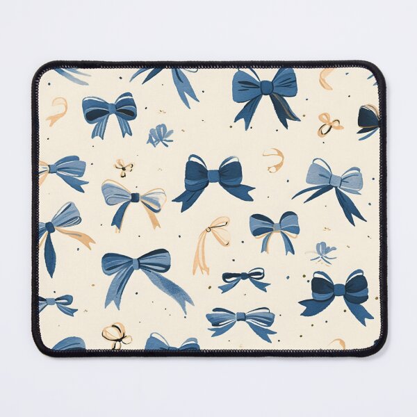 Item preview, Blue Bow Ribbons Cute Pattern designed and sold by trajeado14.