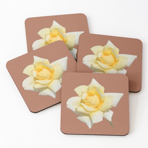 Item preview, Pretty Yellow Rose on Brown designed and sold by STHogan2.
