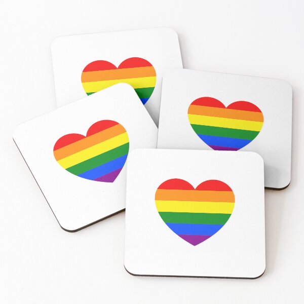 Item preview, Rainbow Heart designed and sold by created4ewe.