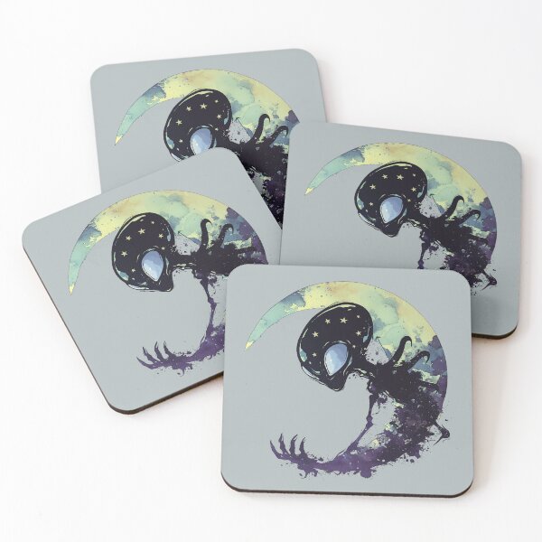 Item preview, Abstract Moon Stars and Aliens designed and sold by Tabble-Dabble.