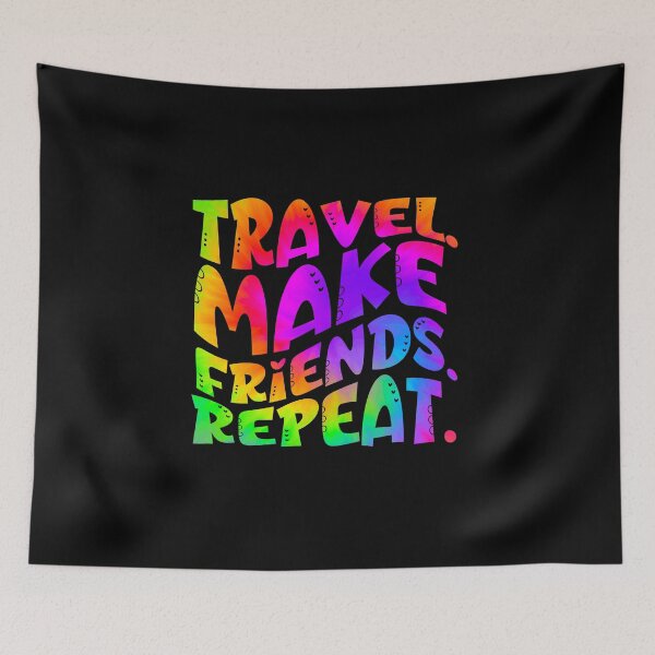 Item preview, Island Escape: Travel, Make Friends, Repeat in Paradise! | Dive into Crystal Clear Waters with Your Crew designed and sold by Sun Sand & Sea Art.