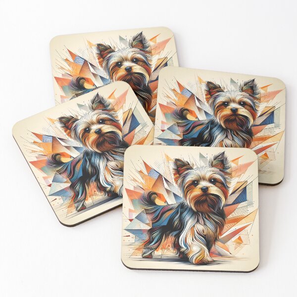 Item preview, Vibrant Yorkshire Terrier designed and sold by PawspectCreate.