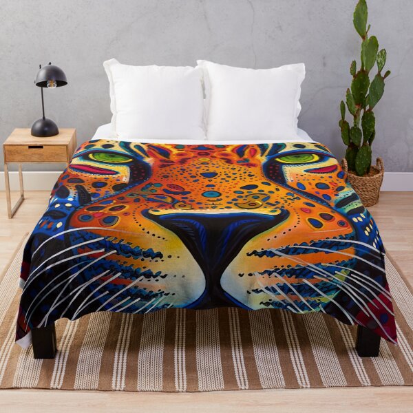 Item preview, Cosmic Feline Vision - Huichol Inspired Art designed and sold by Cheeky Companions.
