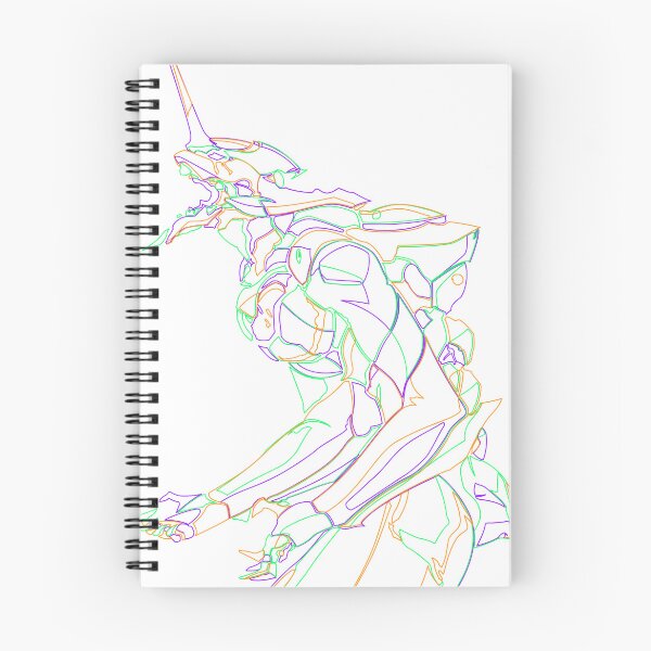 Item preview, Eva Unit 01 neon outline (white variant) designed and sold by SirLoathe.