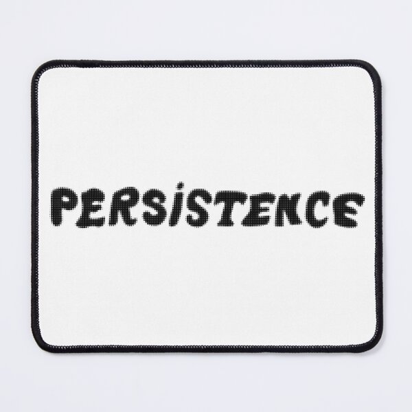 Item preview, Pointillism persistence handwritten block letters motivational graphic word newsprint comic book texture designed and sold by StudyPuff.