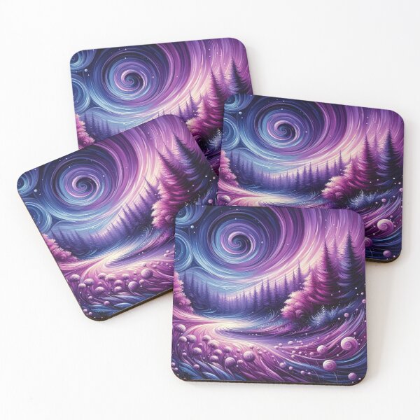 Item preview, Purple Whimsical Landscape designed and sold by HarmonyandSage.