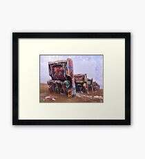 Cadillac Ranch Framed Print
