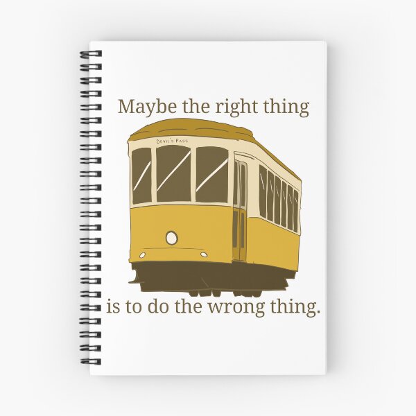 Item preview, Plague Saint - Trolley Problem Quote designed and sold by rorynorth.