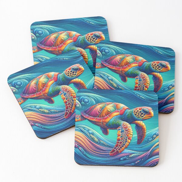 Item preview, Peaceful Sea Turtle Floating in Harmony designed and sold by AnalajiaDesigns.