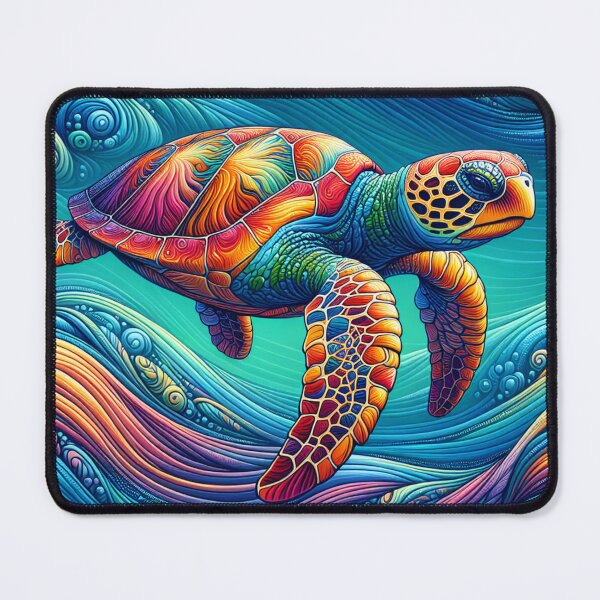 Item preview, Peaceful Sea Turtle Floating in Harmony designed and sold by AnalajiaDesigns.